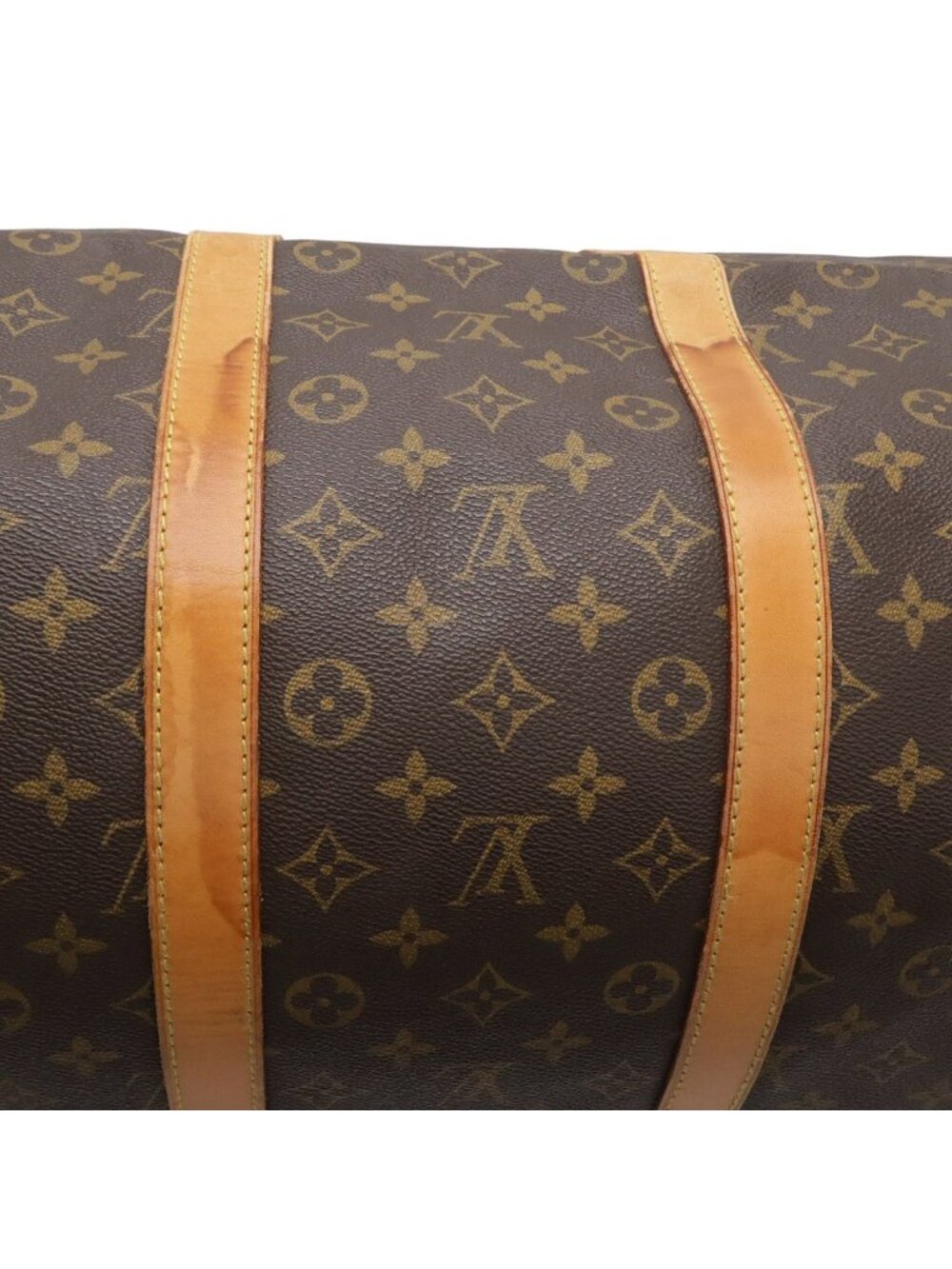 Louis Vuitton Monogram Keepall Bandouliere 55 Boston Bag Travel Purse 2-Way - Picture 4 of 9